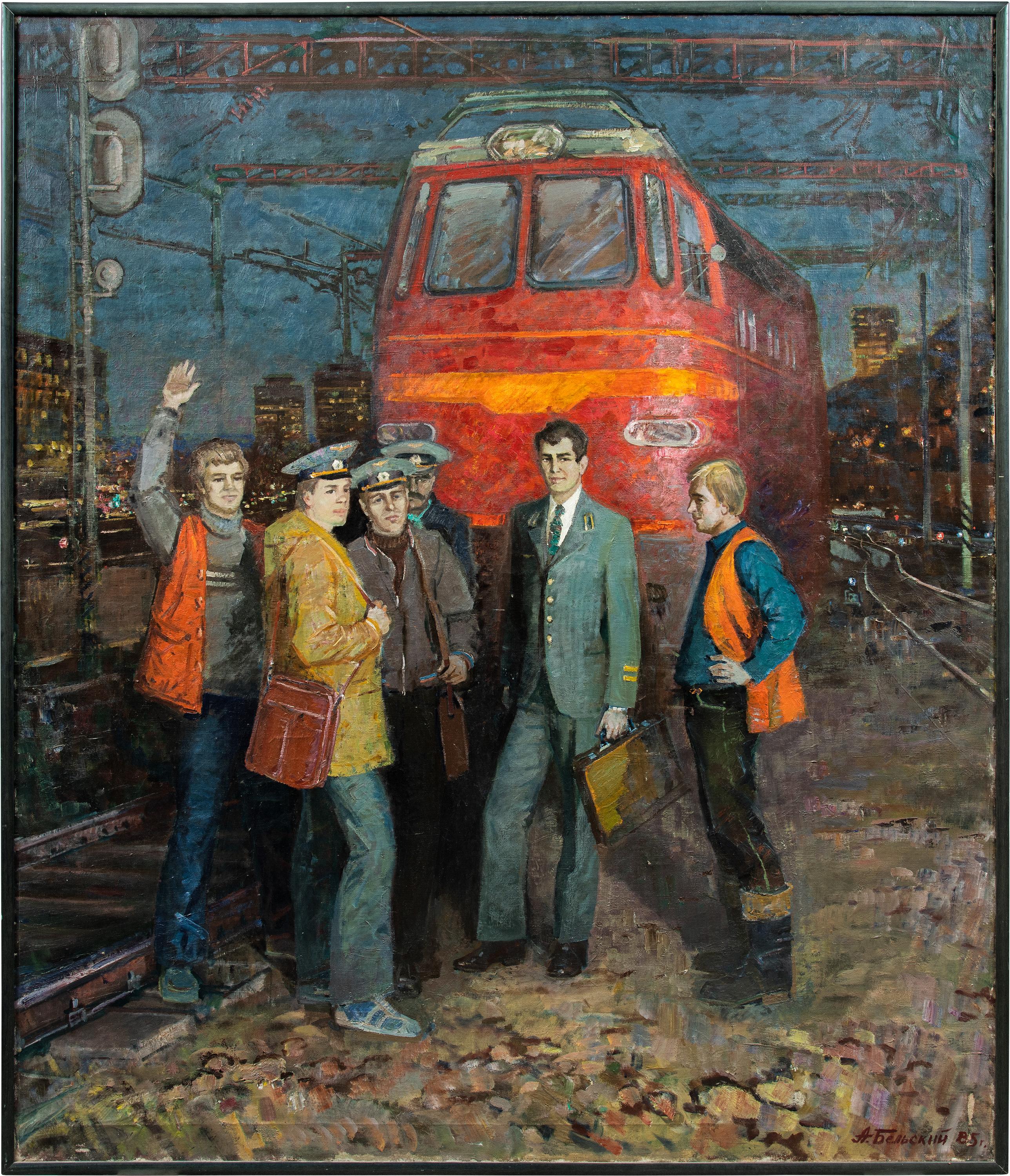 A. M. Belsky (Ukrainian Realist painter) - 20th century Soviet figure painting
