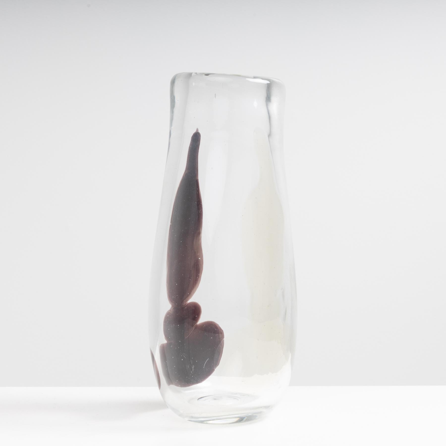 italien Vase Macchie Modèle 4321, Fulvio Bianconi, Venini Murano, Italie en vente