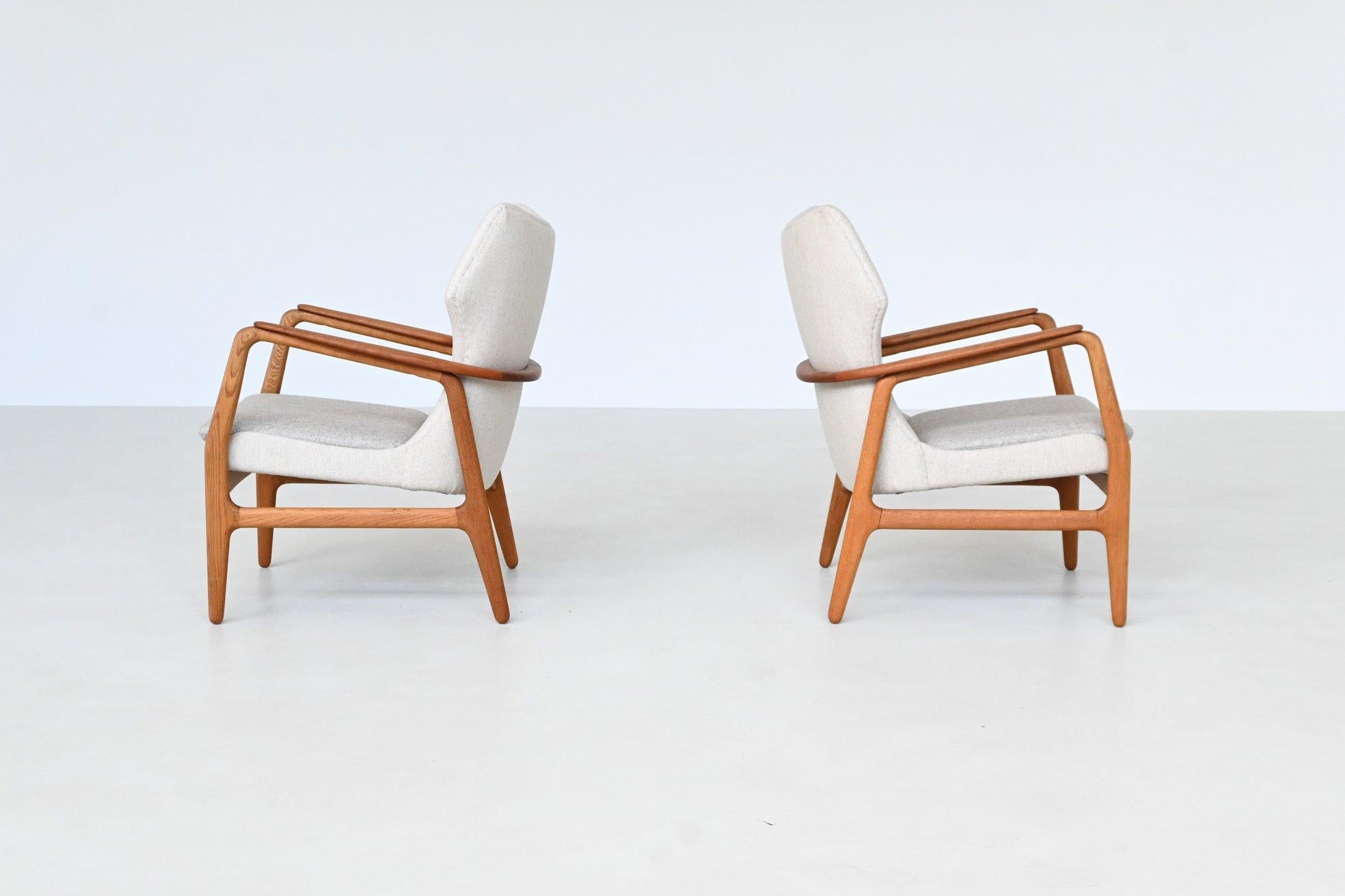 A. Madsen & H. Schubell Karen lounge chairs Bovenkamp Paesi Bassi 1960 In condizioni buone in vendita a Etten-Leur, NL
