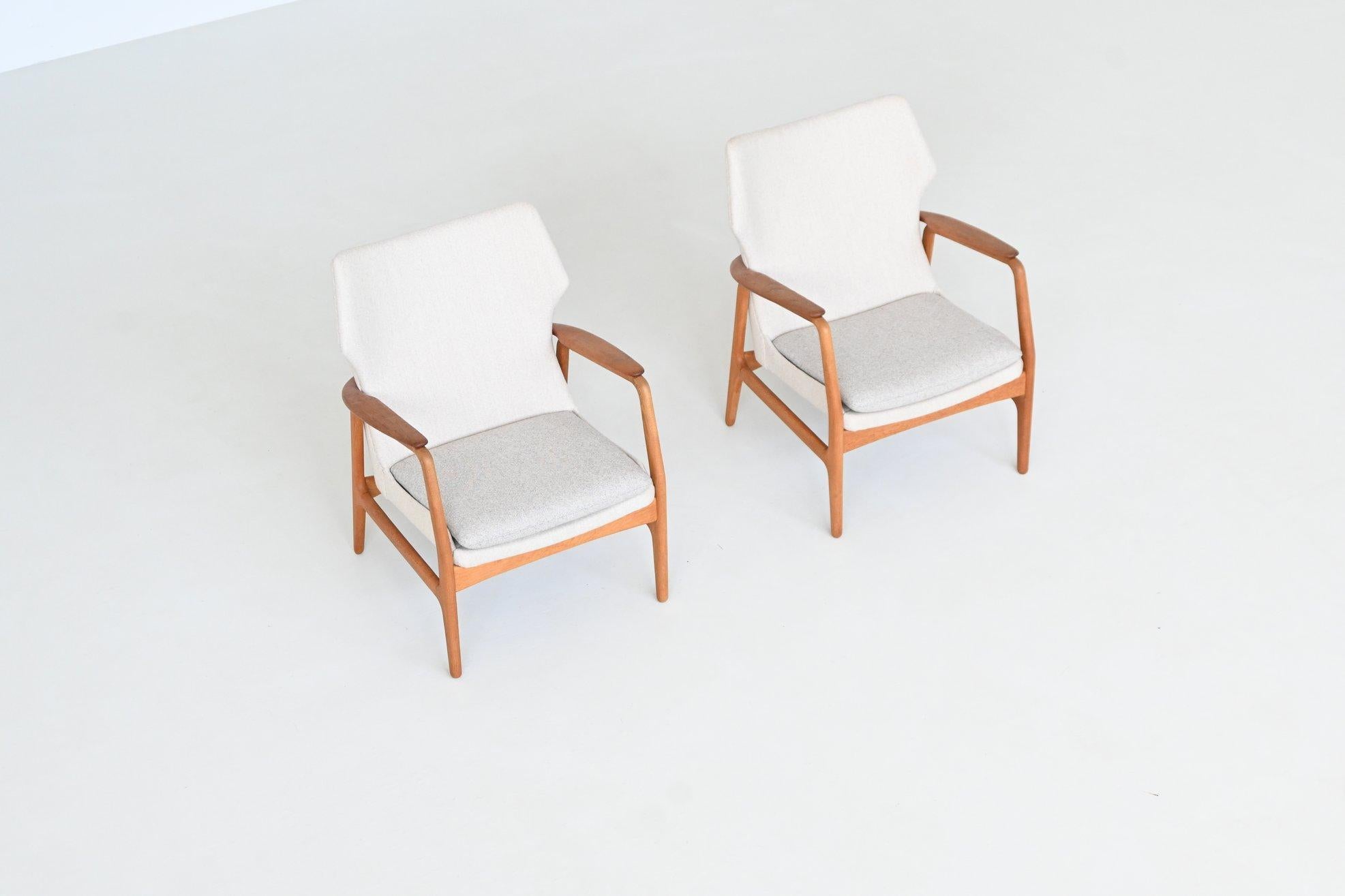 Tessuto A. Madsen & H. Schubell Karen lounge chairs Bovenkamp Paesi Bassi 1960 in vendita