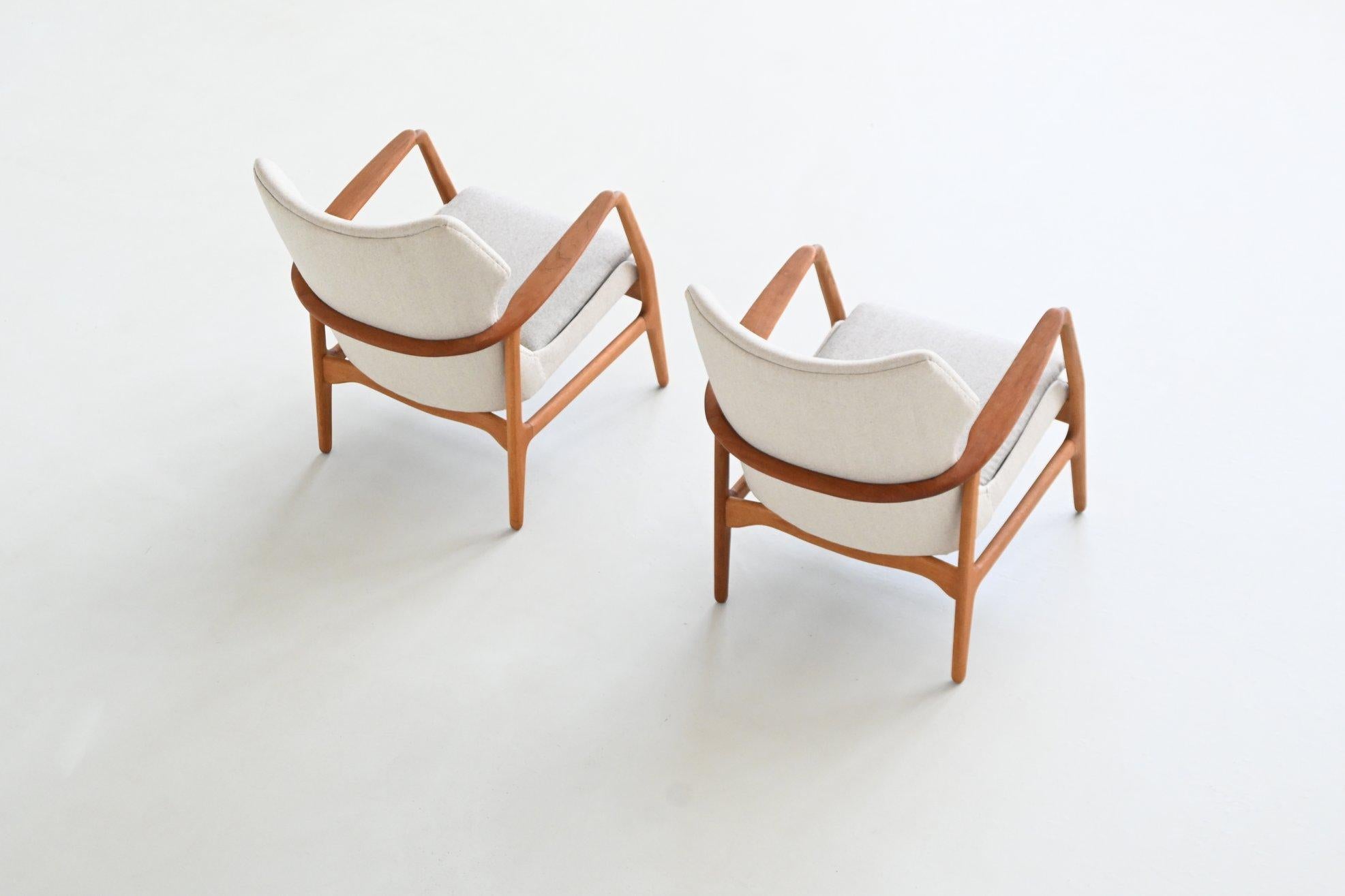 A. Madsen & H. Schubell Karen lounge chairs Bovenkamp Paesi Bassi 1960 in vendita 2