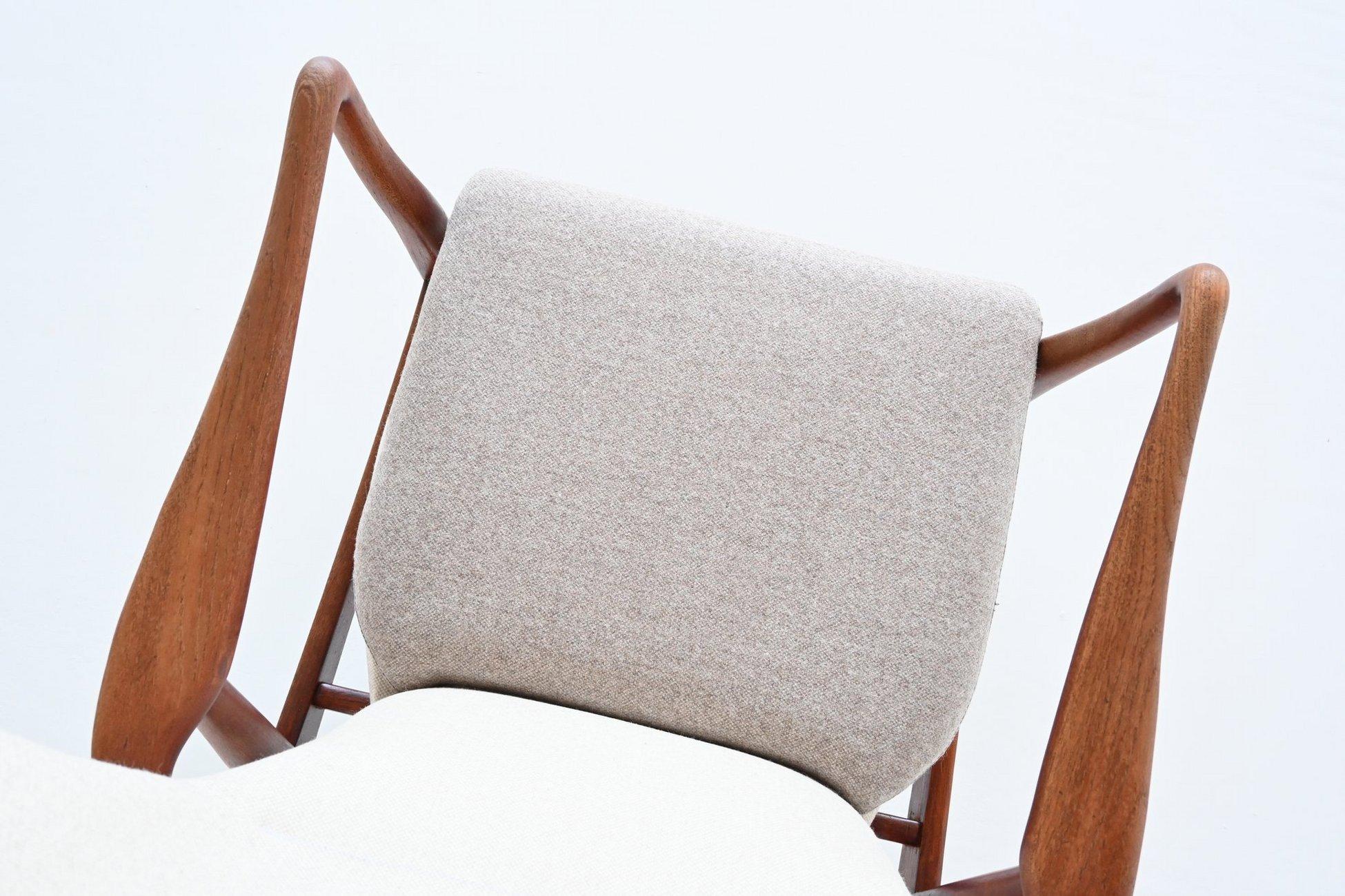 A. Madsen & H. Schubell lounge chair “Kirsten” Bovenkamp The Netherlands 1960 For Sale 7