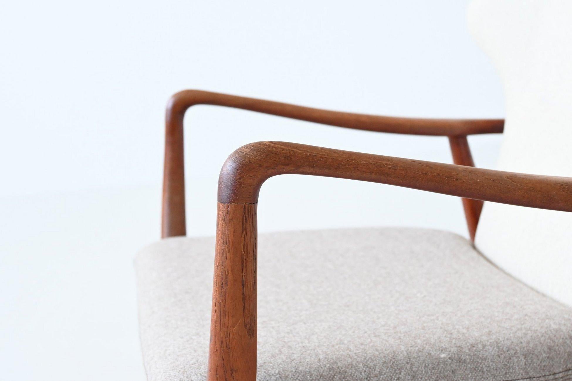 A. Madsen & H. Schubell lounge chair “Kirsten” Bovenkamp The Netherlands 1960 For Sale 2