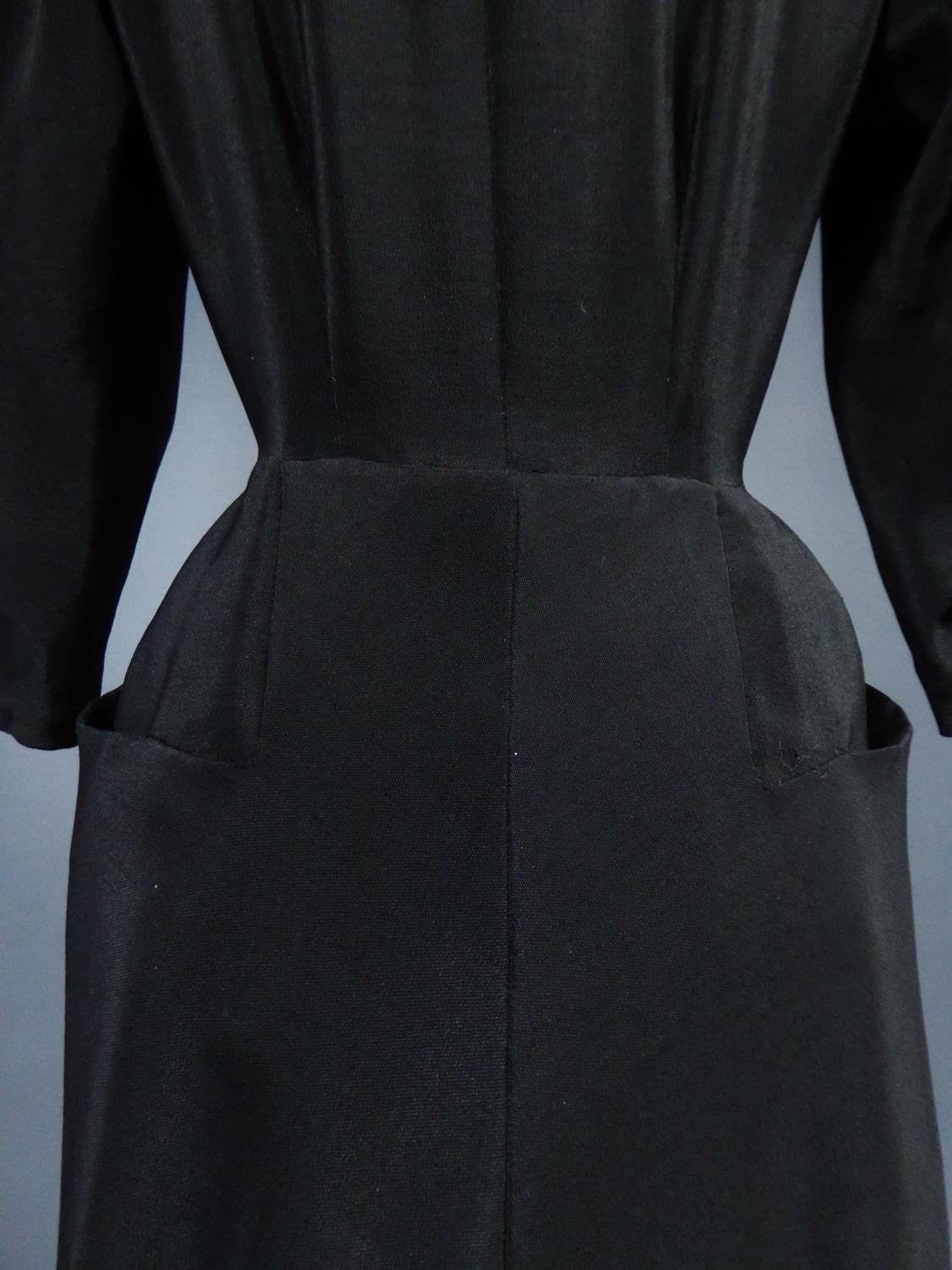 A Maggy Rouff French Couture Dinner Dress Circa 1950 13