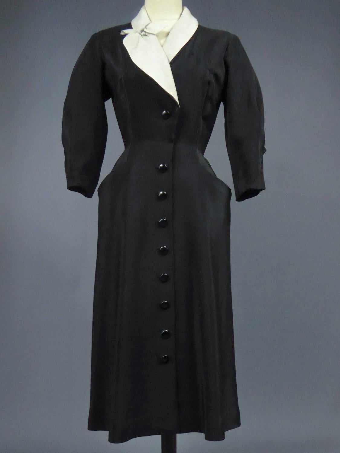 A Maggy Rouff French Couture Dinner Dress Circa 1950 1