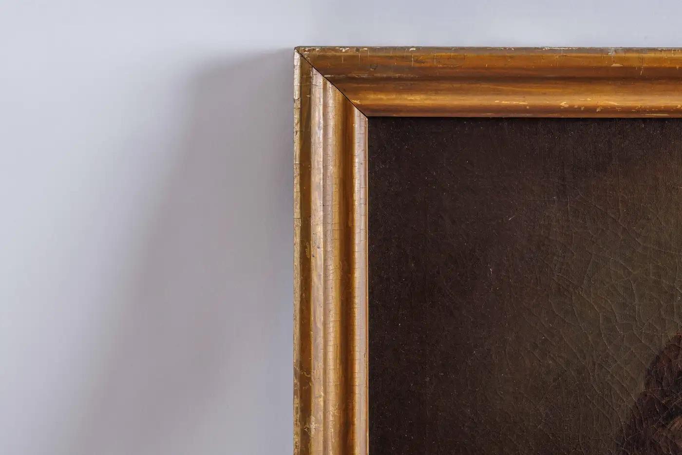 A Magnificent and Rare Portrait Painting of William Shakespeare, Circa 1870 C. In Good Condition For Sale In New York, NY
