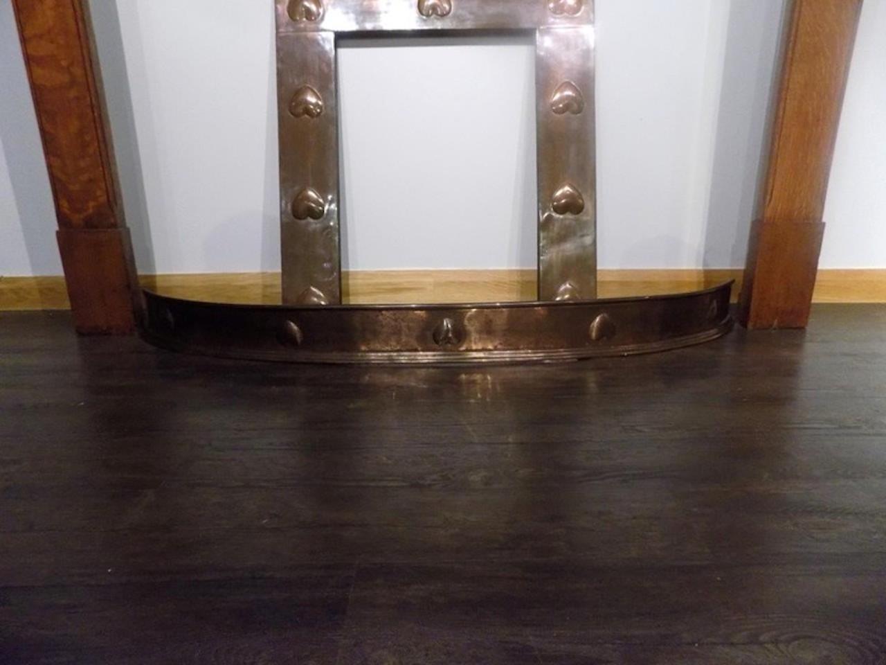 A magnificent Arts & Crafts Period oak fireplace probably by Edgar Wood For Sale 8