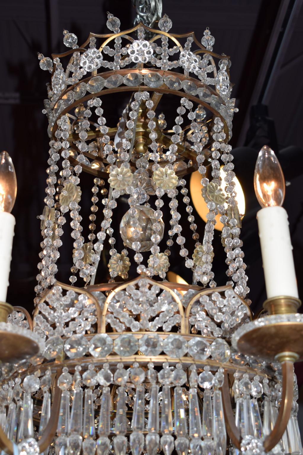 Early 20th Century Magnificent Baltic Chandelier