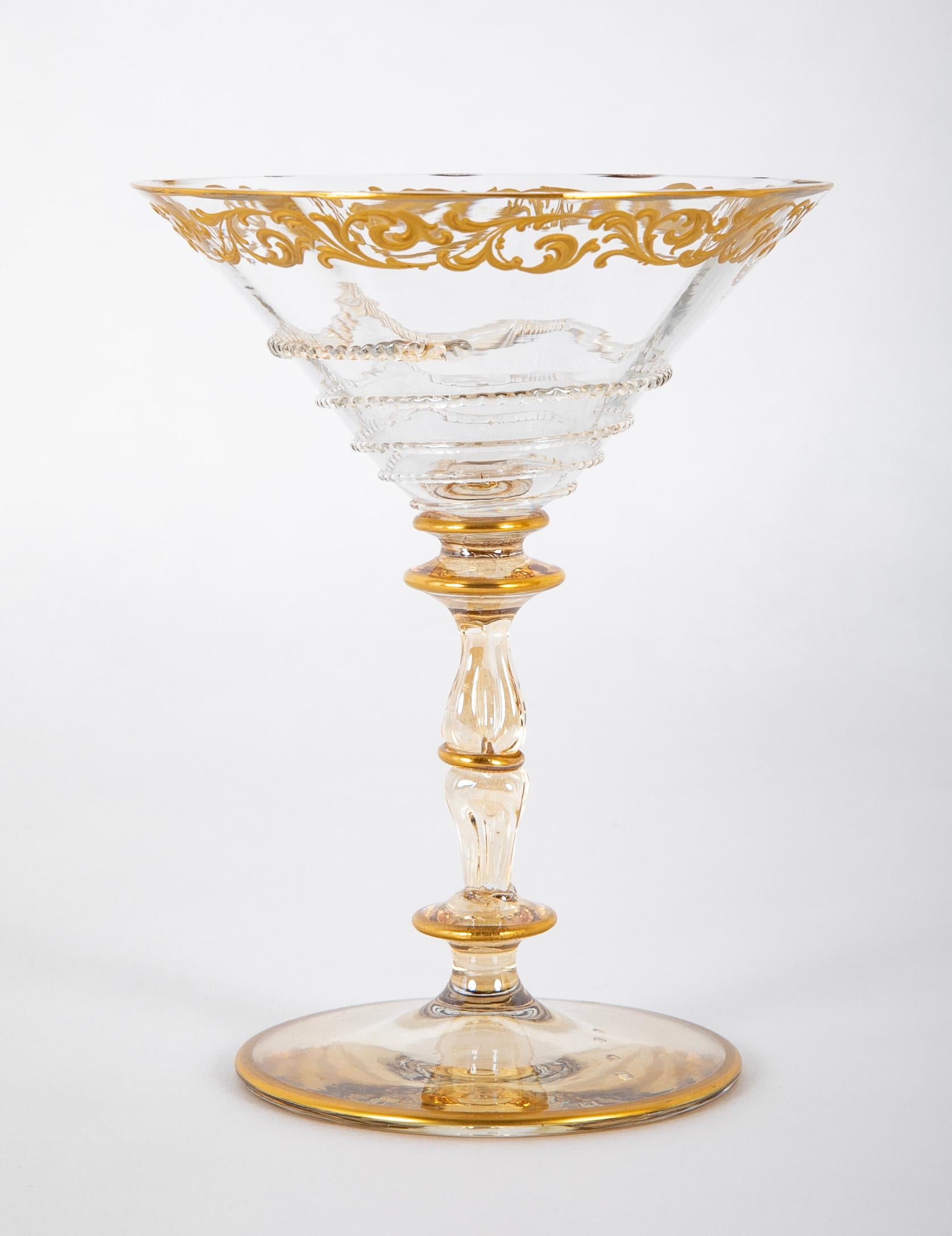 A Magnificent Collection of Late 19th/Early 20th Century Venetian Glassware For Sale 7