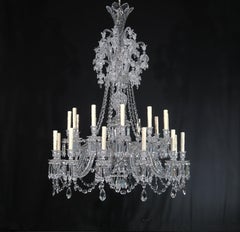 A Magnificent Cut Crystal Chandelier