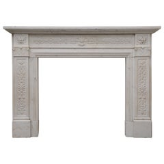 A Magnificent Finely Carved Statuary William IV Chimneypiece