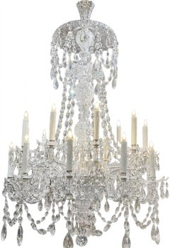 A Magnificent George IV Crystal Chandelier