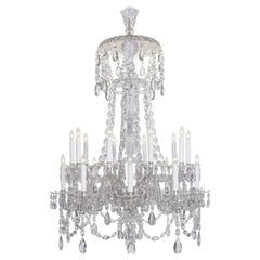 A Magnificent George IV Crystal Chandelier