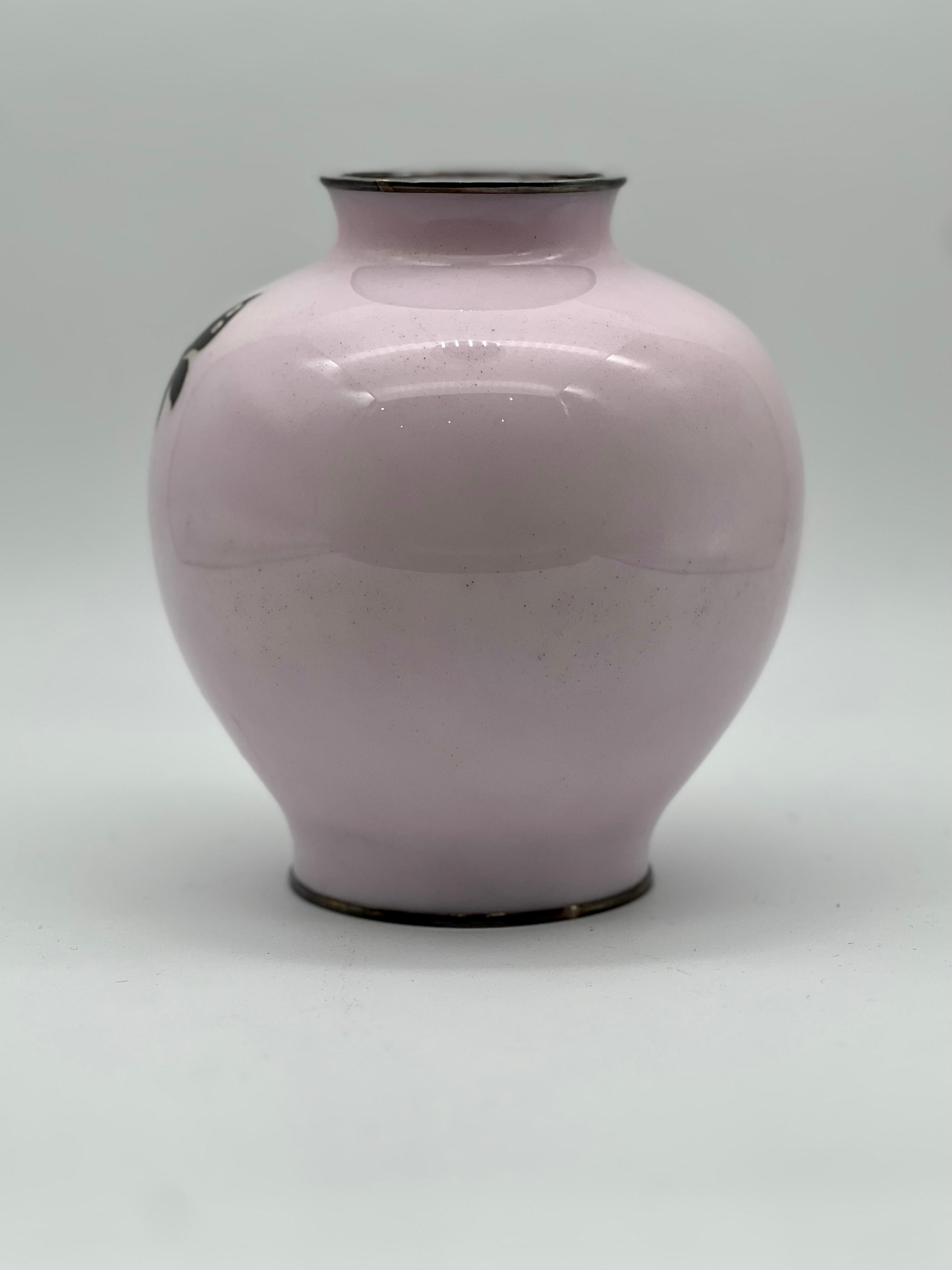 A Magnificent Japanese Antique Enamel Cloisonne Vase By Ando Jubei. Meiji Era 4