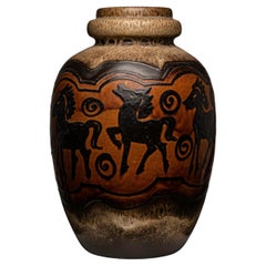 A Magnificent Mid-Century German Ceramic Vase, 1960s