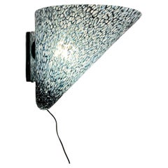 A Magnificent Neverrino wall lamp by Gae Aulenti for Vistosi, Murano 1970s