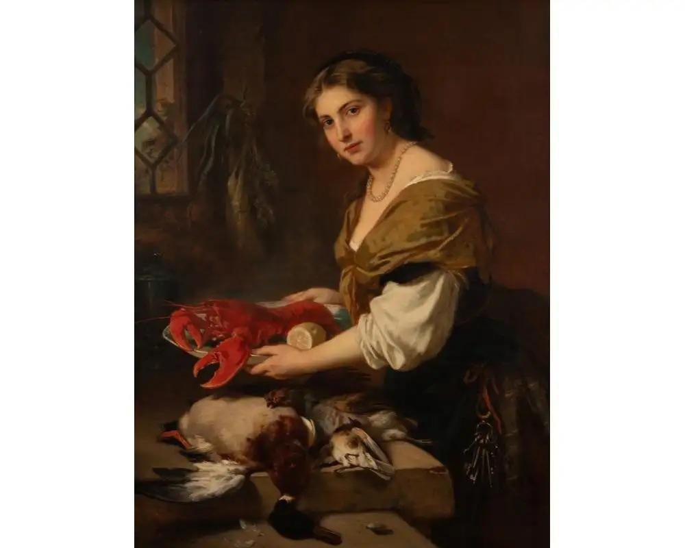 Ein prächtiges Ölgemälde 