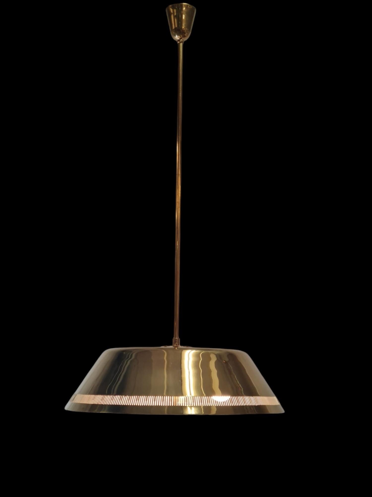 Scandinavian Modern A Magnificent Paavo Tynell Ceiling Lamp Model 82500 for Idman, 1950s For Sale