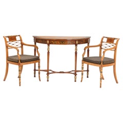 Magnificent Pair of Antique Sheraton Style Chairs Date Around the 1930s