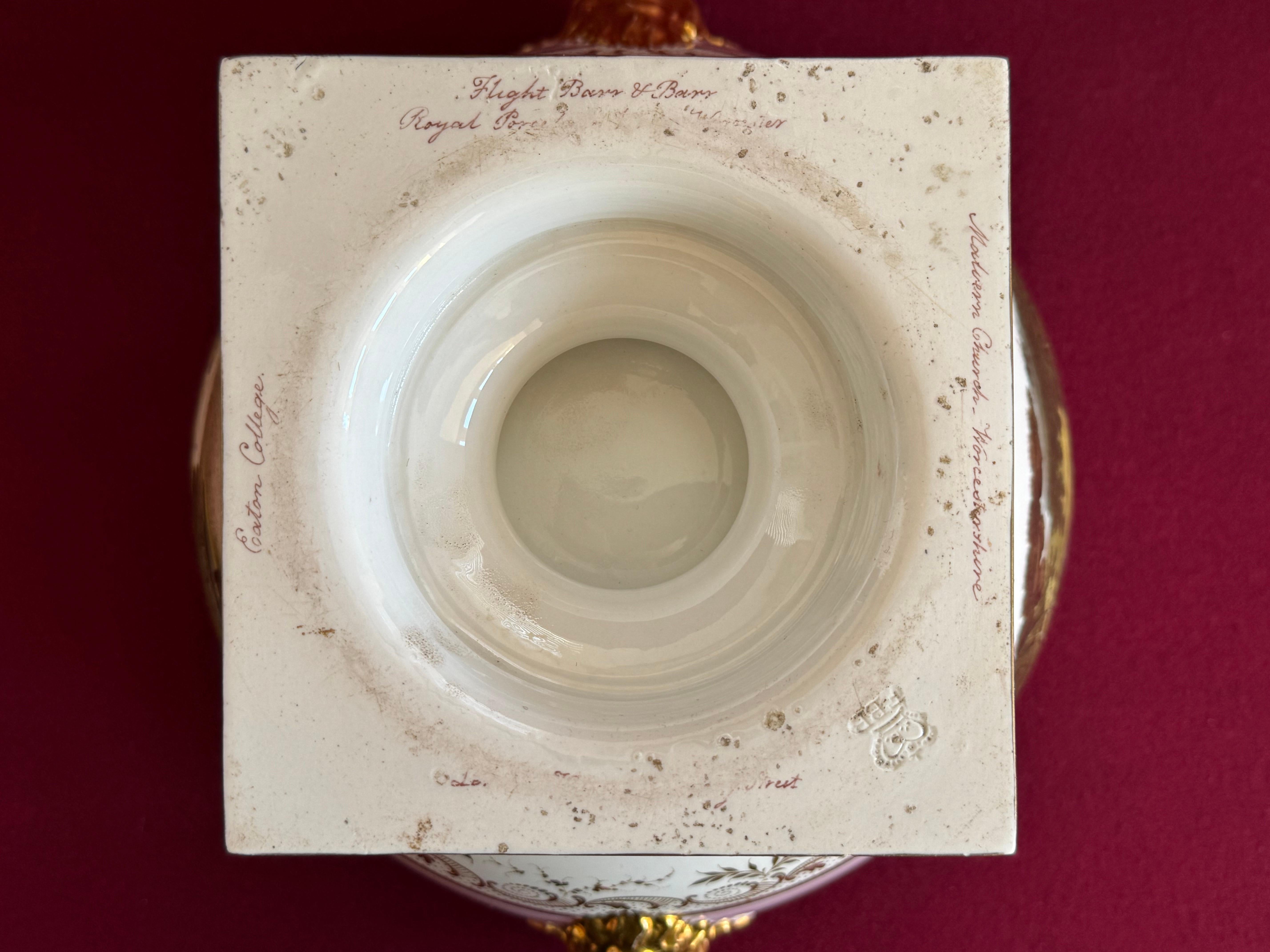 Magnífica pareja de cubiteras de Flight, Barr & Barr Worcester c.1813 en venta 3
