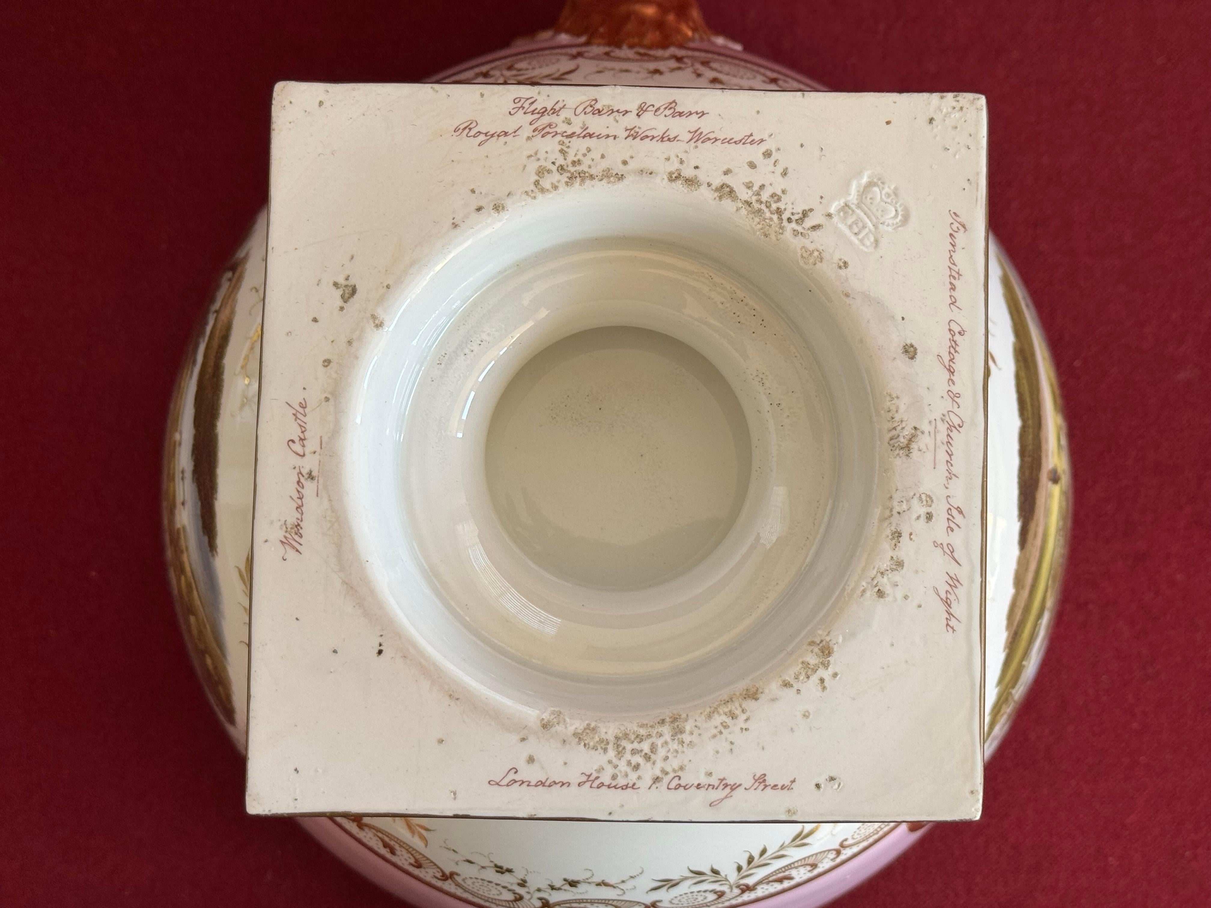 Magnífica pareja de cubiteras de Flight, Barr & Barr Worcester c.1813 en venta 10