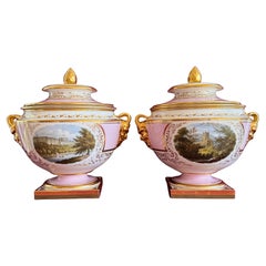 Une magnifique paire de seaux à glace Flight, Barr & Barr Worcester, vers 1813
