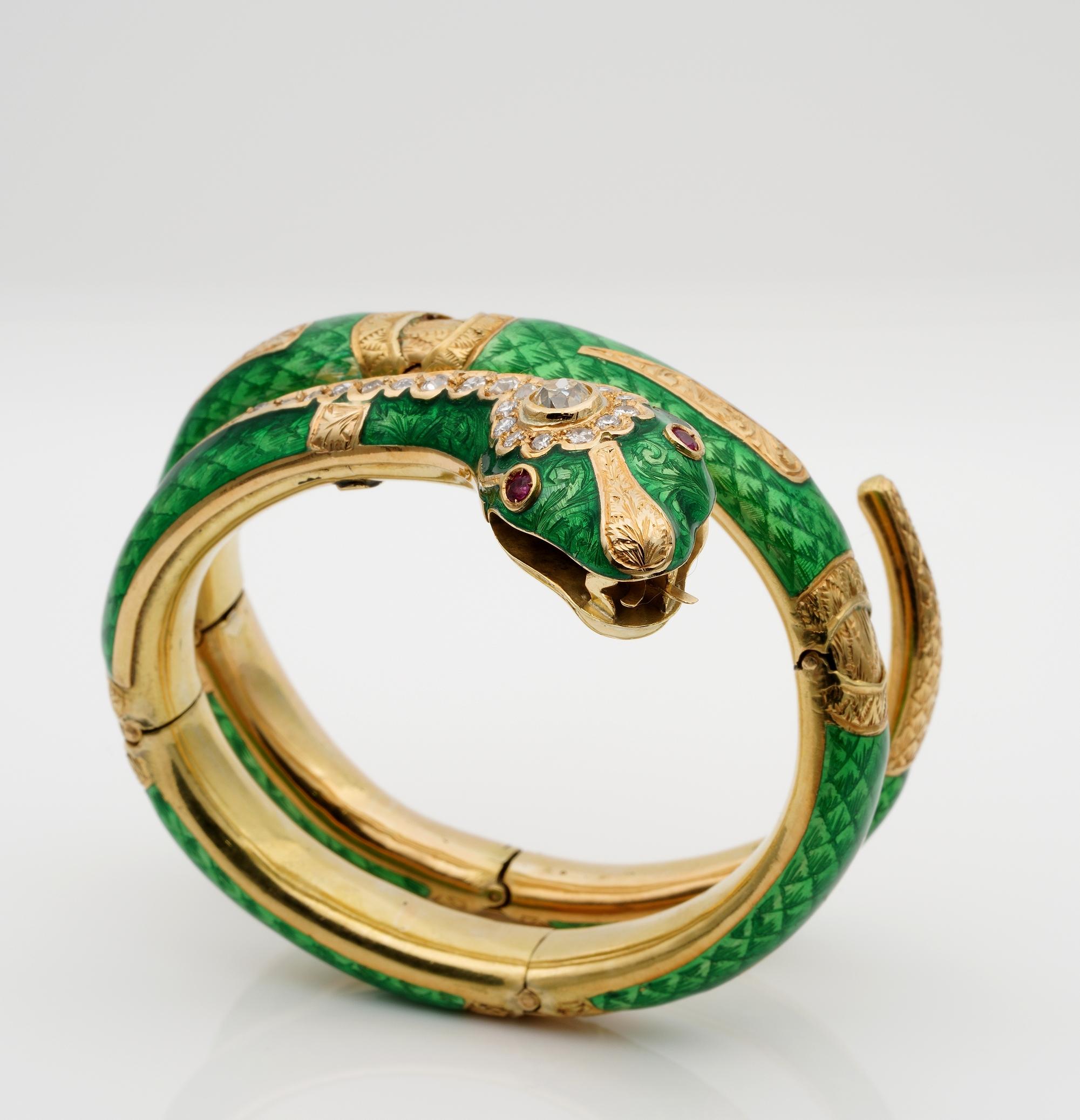 jade snake bracelet