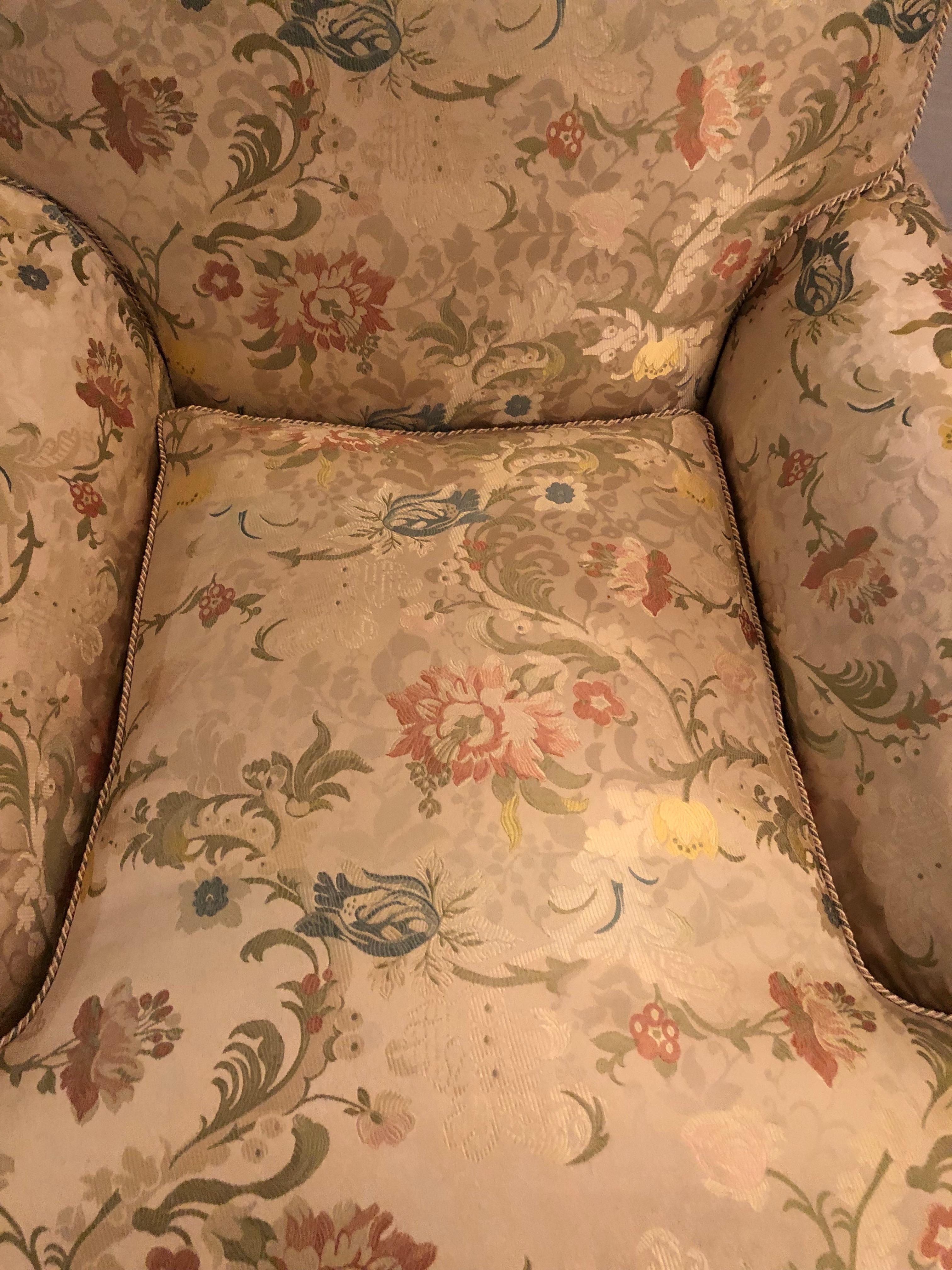 over stuffed chair