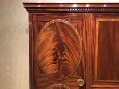 Mahogany Arts & Crafts Period Antique Wardrobe by Morris & Co