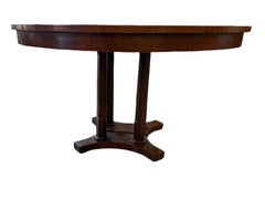 A Mahogany Biedermeier Style Dining Table, 20th Century