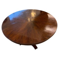 A Mahogany Biedermeier Style Dining Table, 20th Century