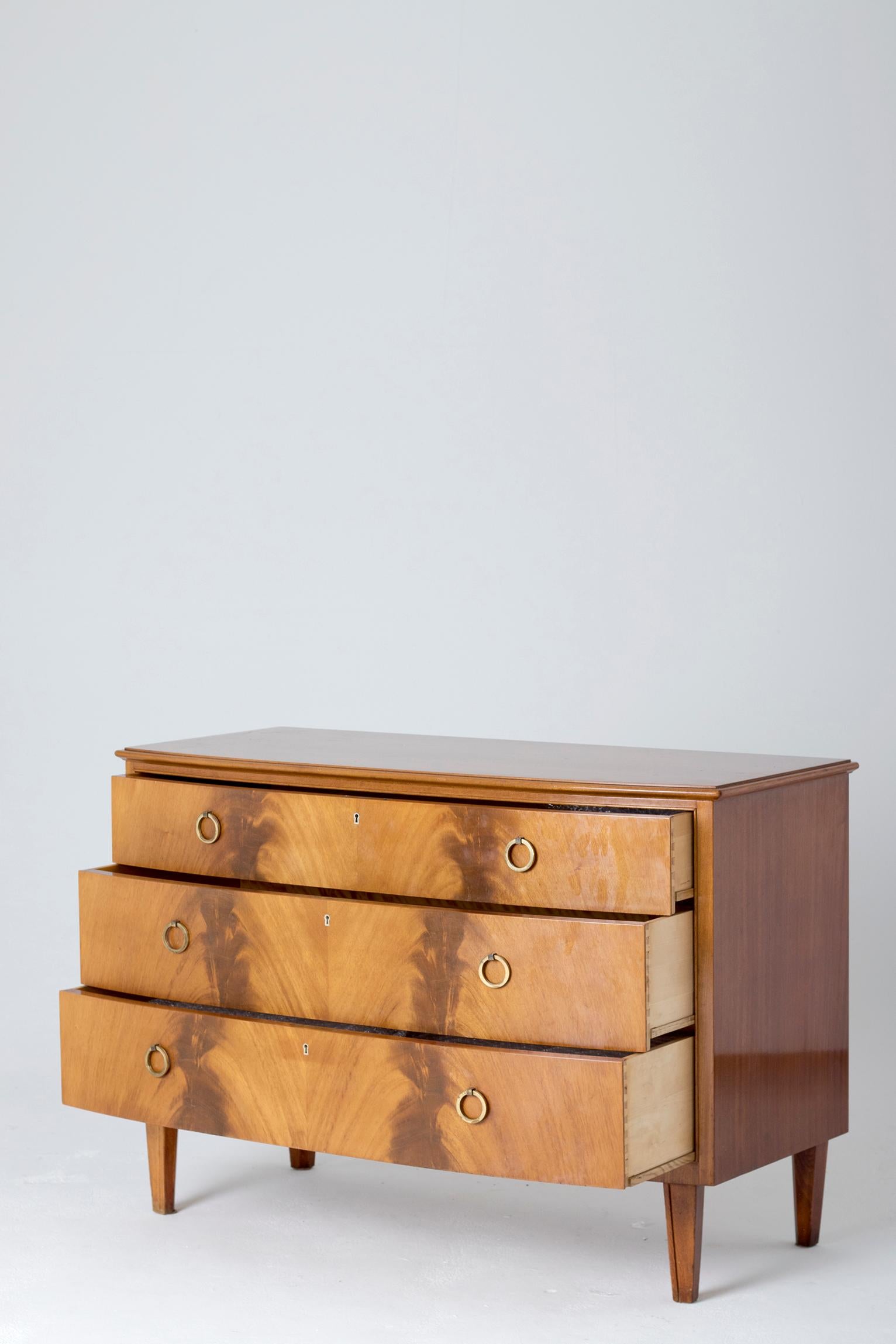 Mahogany Chest of Drawers by J. O. Carlssons In Good Condition In London, GB