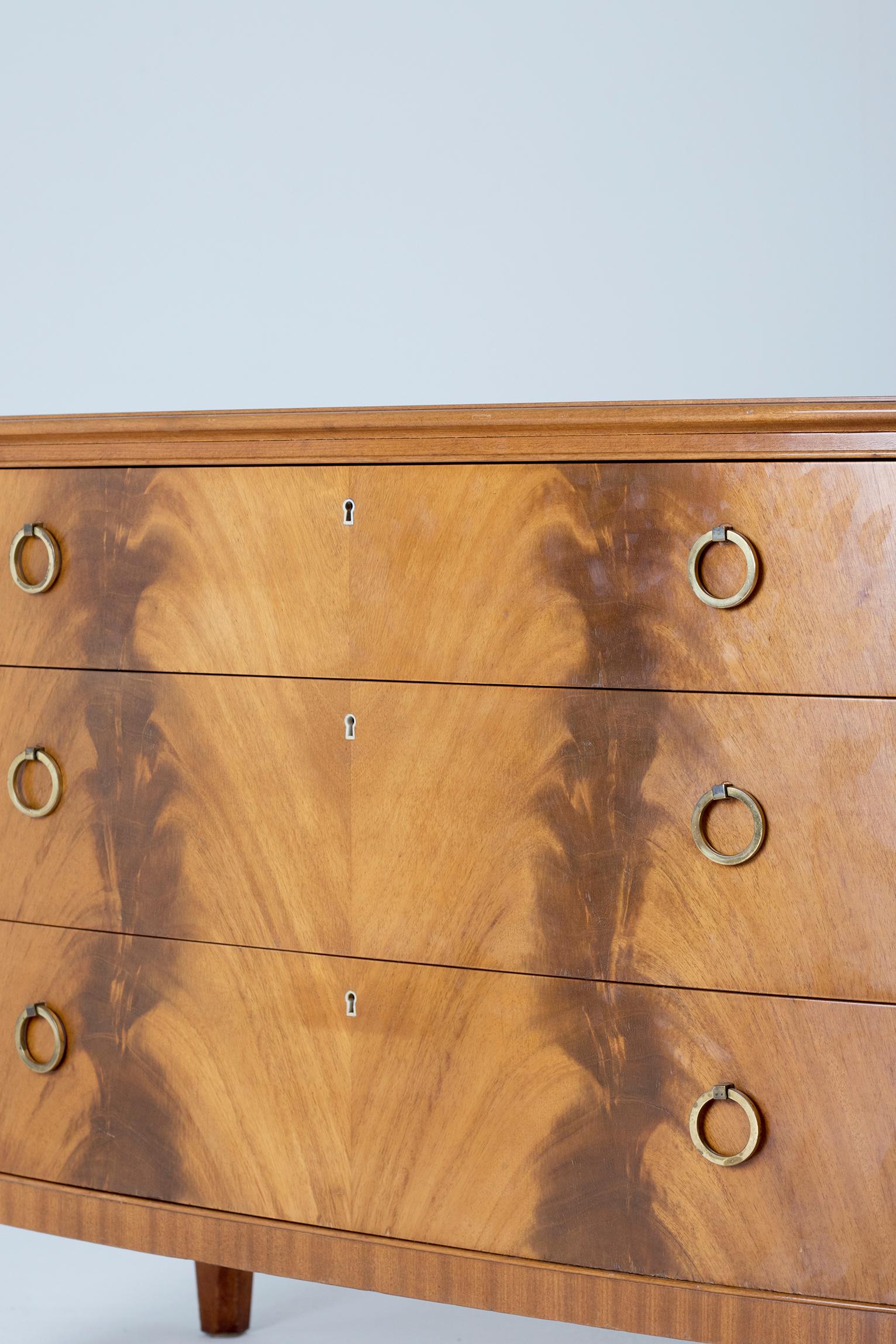 Mahogany Chest of Drawers by J. O. Carlssons 1