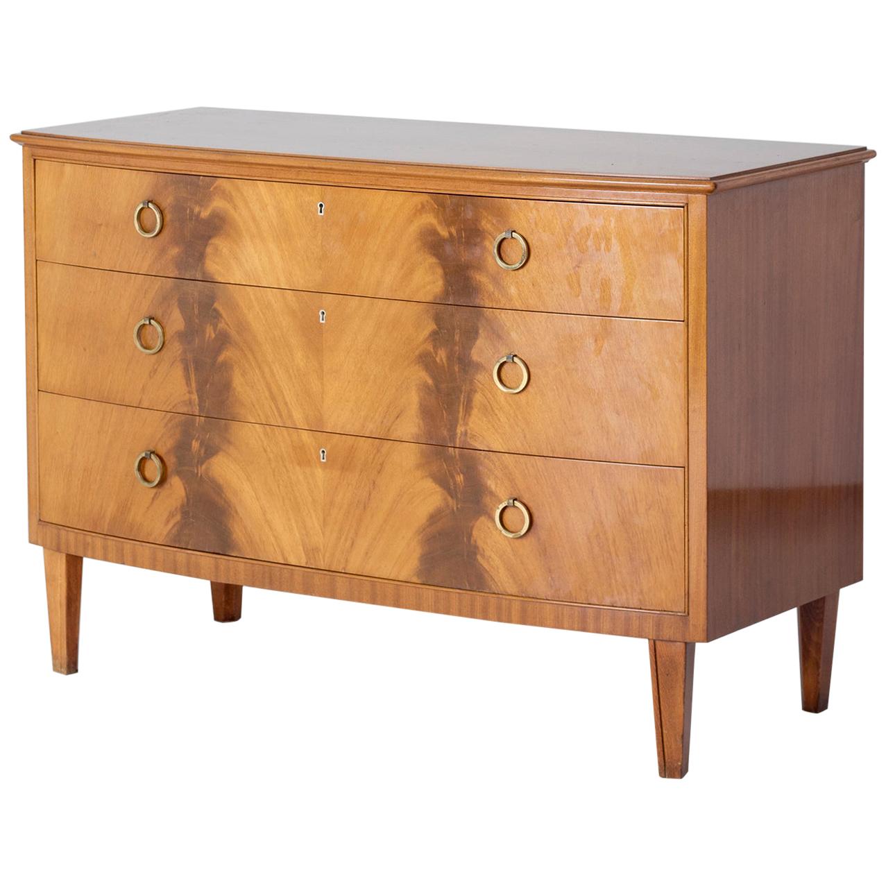 Mahogany Chest of Drawers by J. O. Carlssons
