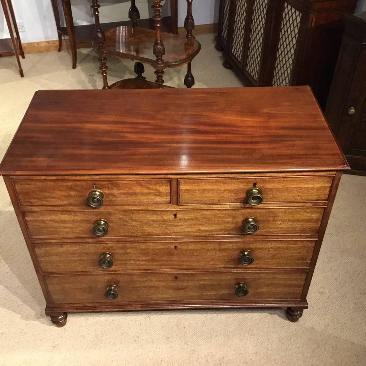 Mahogany Georgian Chest of Drawers by Gillows of Lancaster 5