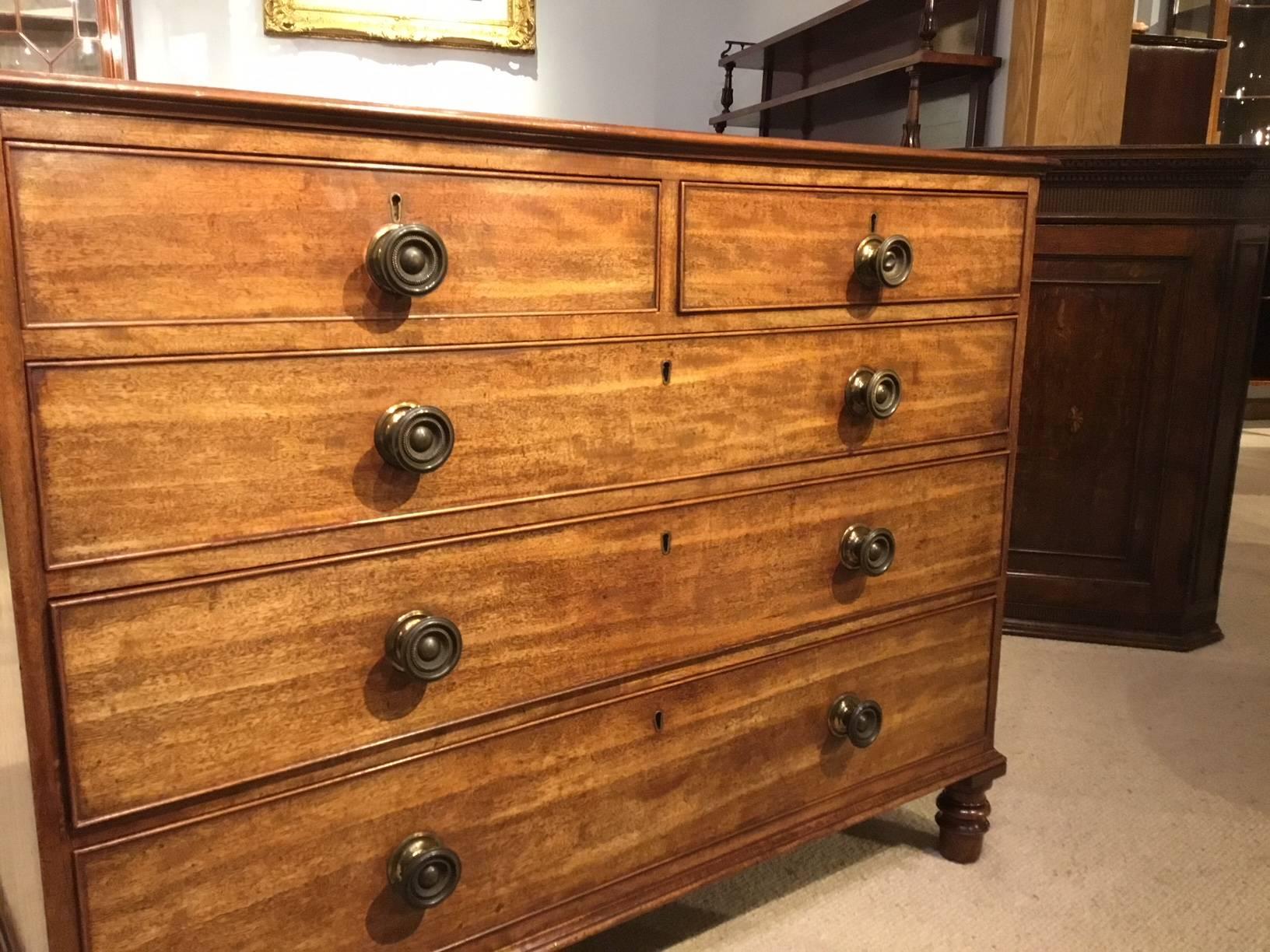 Mahogany Georgian Chest of Drawers by Gillows of Lancaster 1