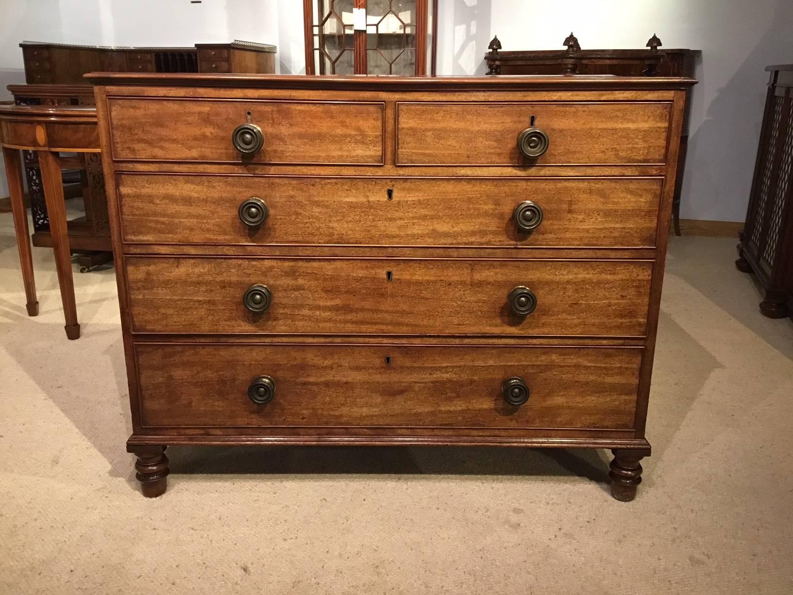 Mahogany Georgian Chest of Drawers by Gillows of Lancaster 4