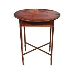 Mahogany Late George III Period Oval Occasional Table