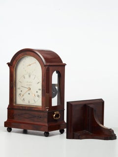 A mahogany London bracket clock by Brockbanks