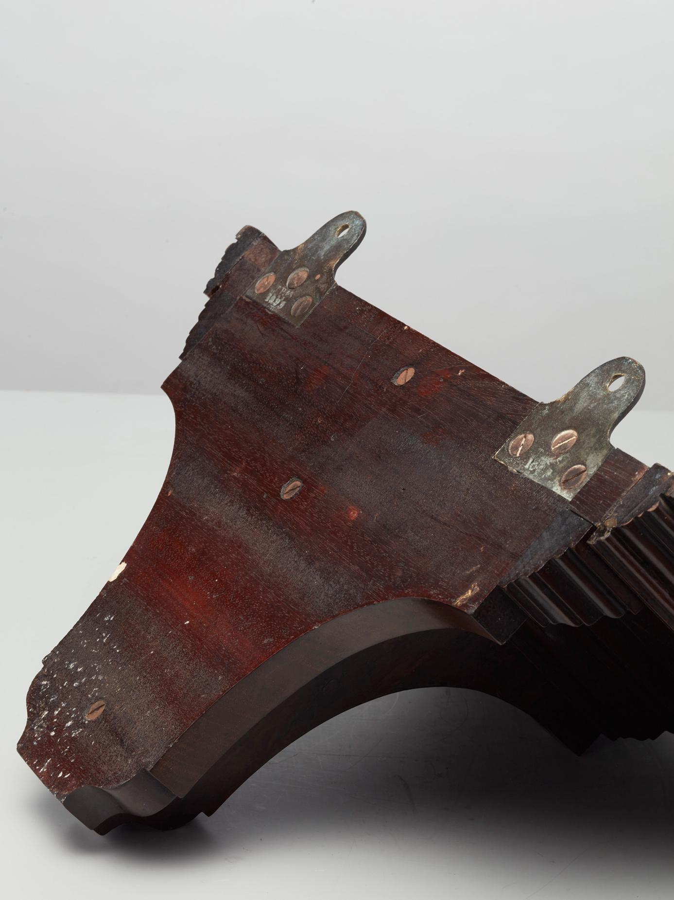 19th Century A mahogany London bracket clock by Brockbanks For Sale