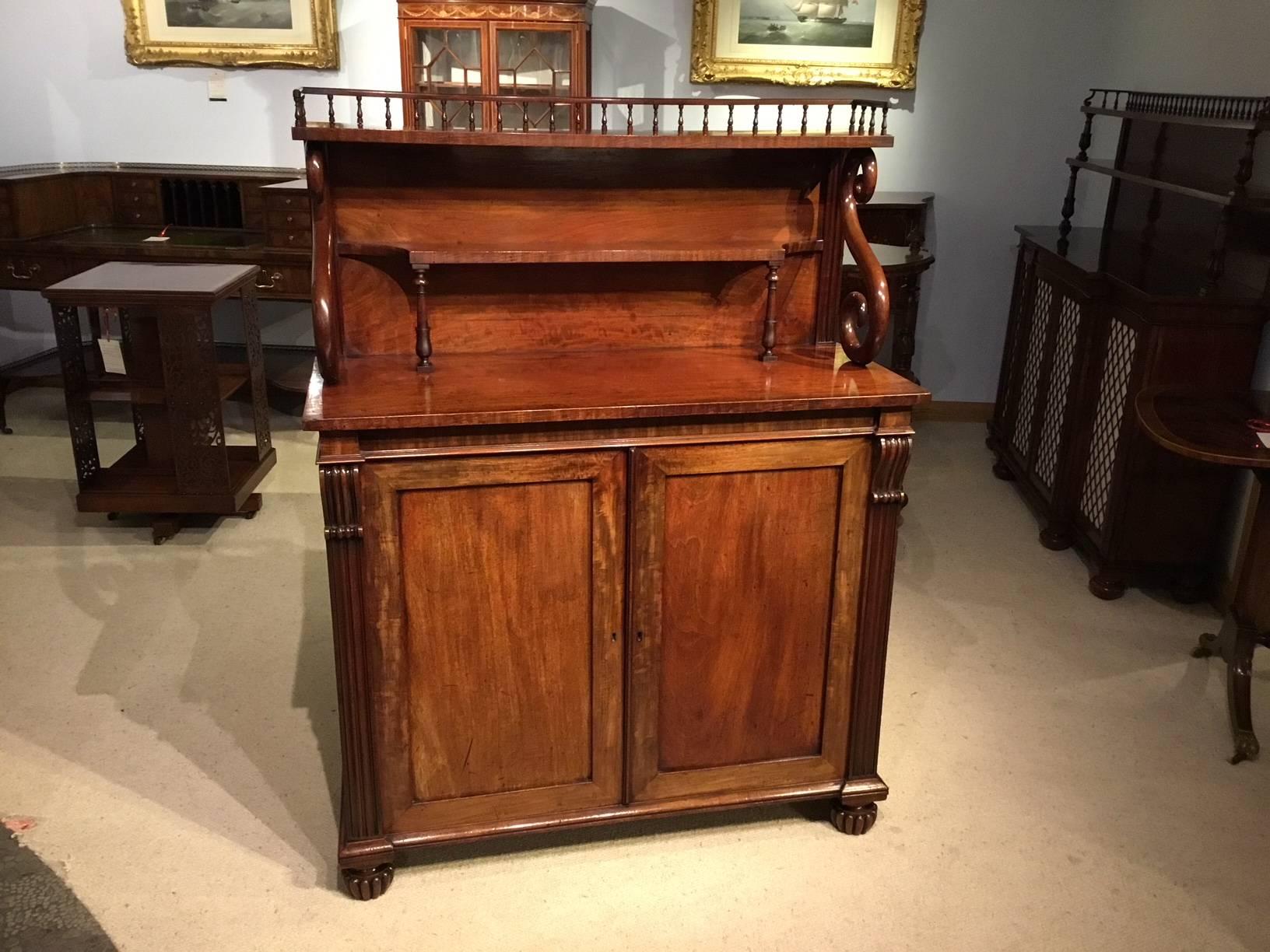 Mahogany Regency Period Antique Chiffonier Possibly by Gillows of Lancaster For Sale 12