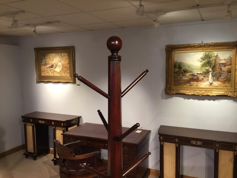 Mahogany Regency Period Antique Hall Tree at 1stDibs