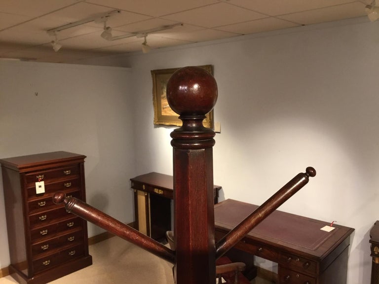 Mahogany Regency Period Antique Hall Tree at 1stDibs