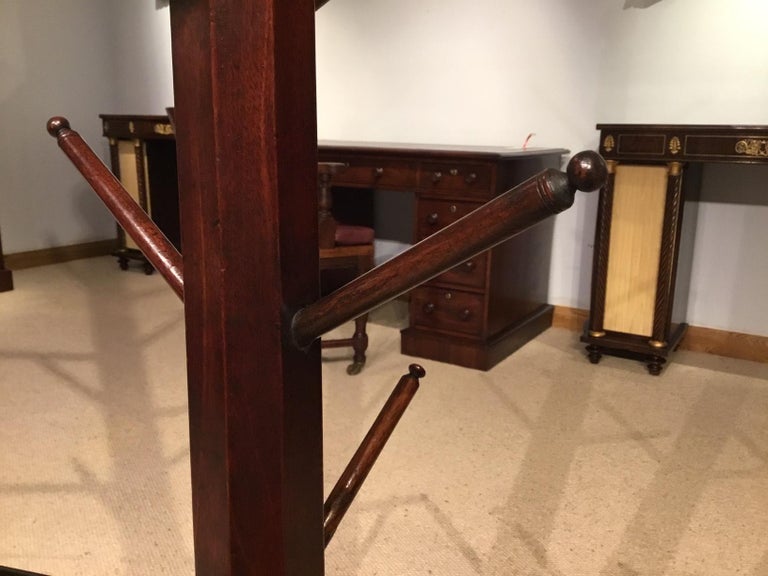 Mahogany Regency Period Antique Hall Tree at 1stDibs