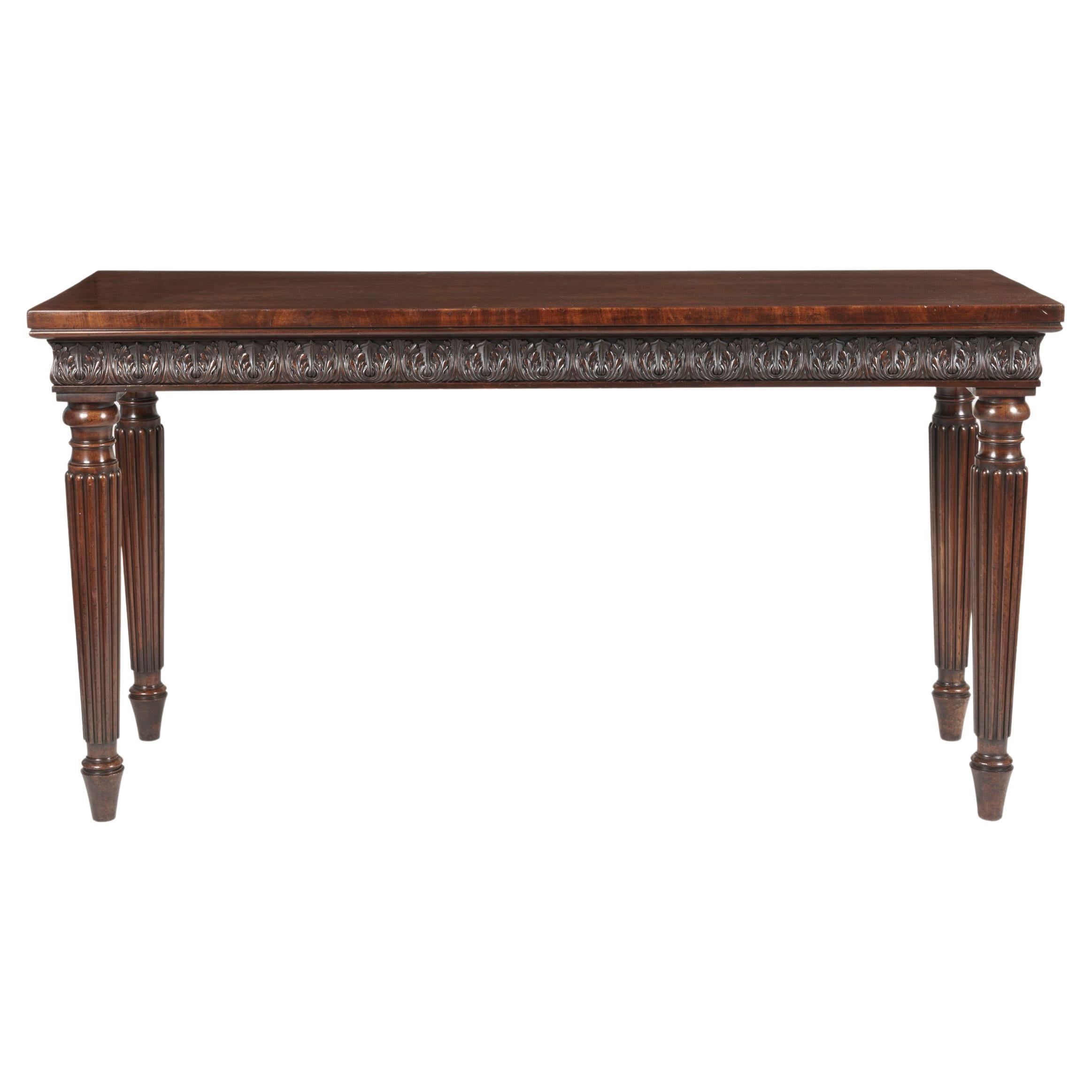 Mahogany Serving Table of the Georgian Period For Sale