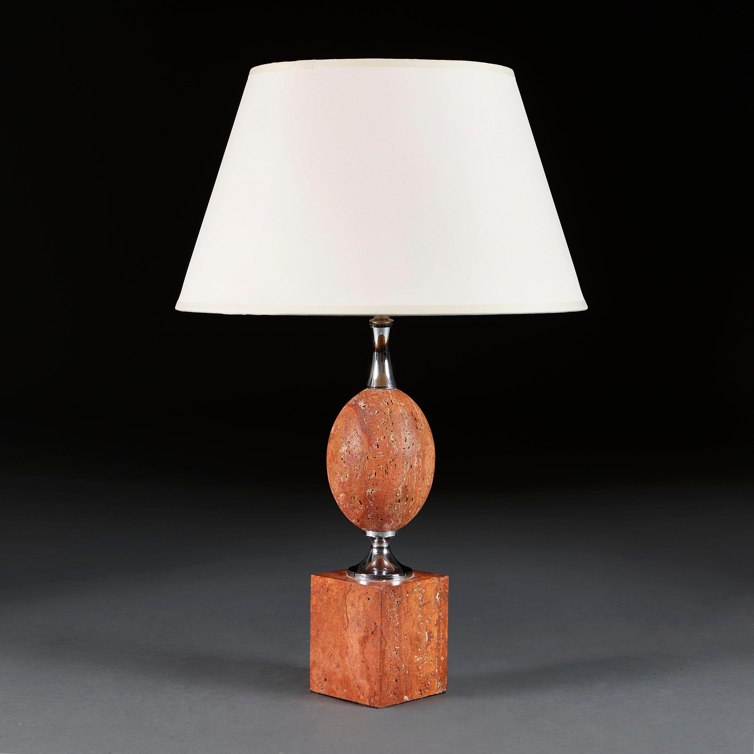 Mid-Century Modern A Maison Barbier Lamp For Sale