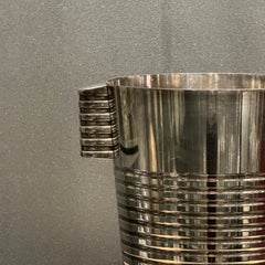 A Maison Christofle Plated Silver Art Deco Eimer