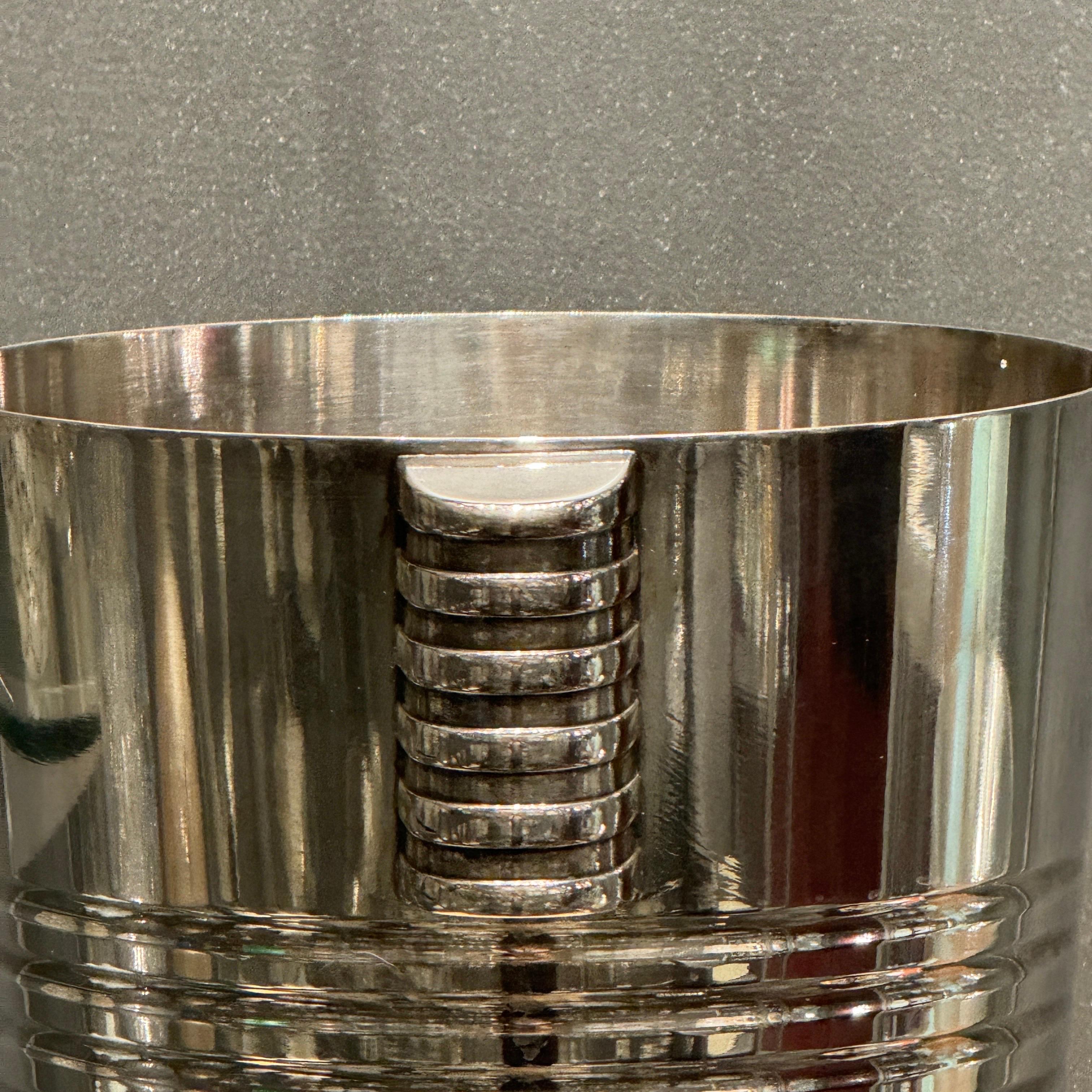 Cubo Art Déco de plata chapada Maison Christofle Francés en venta