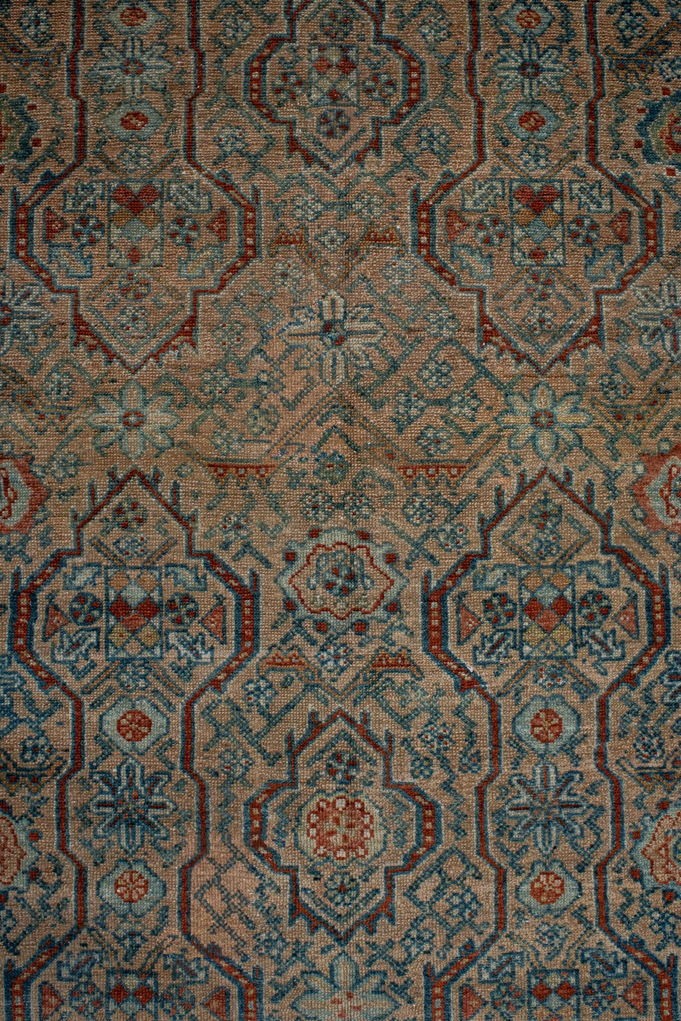 Hand-Knotted A Malayer Rug circa 1920