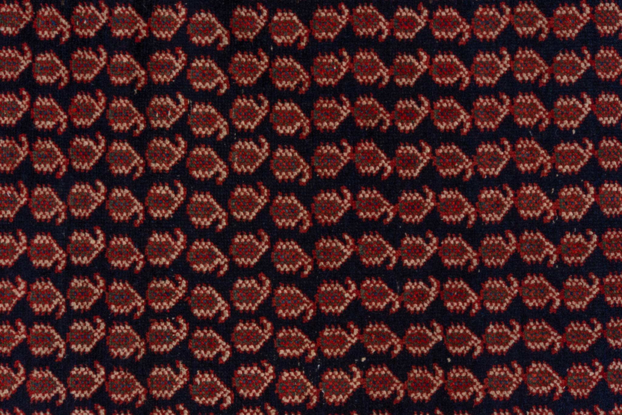 Hand-Knotted A Malayer Rug circa 1930 For Sale